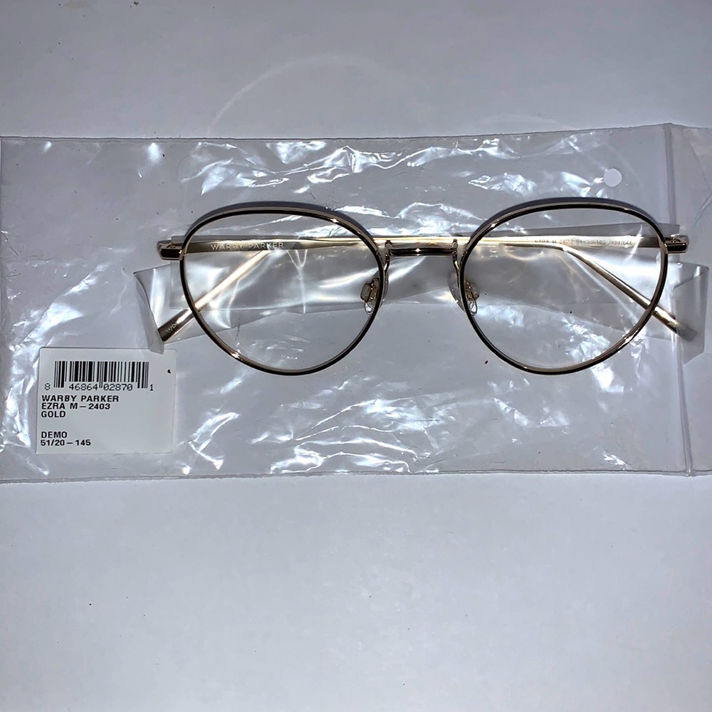 Warby Parker ezra gold